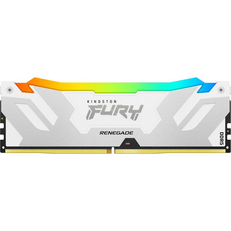 Оперативная память Kingston 32GB 7200MT/s DDR5 CL38 DIMM (Kit of 2) FURY Renegade RGB White XMP