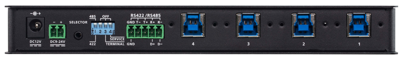 USB коммутатор ATEN 4 x 4 USB 3.2 Gen 1 Industrial Hub Switch