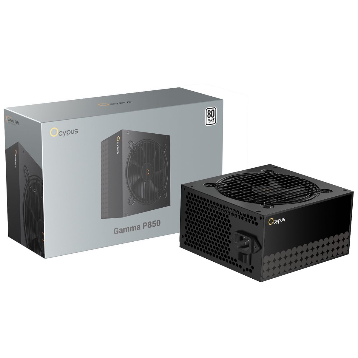 Блок питания Ocypus Gamma P850, 850W, APFC, 80+, 120mm Fan (P850-W)