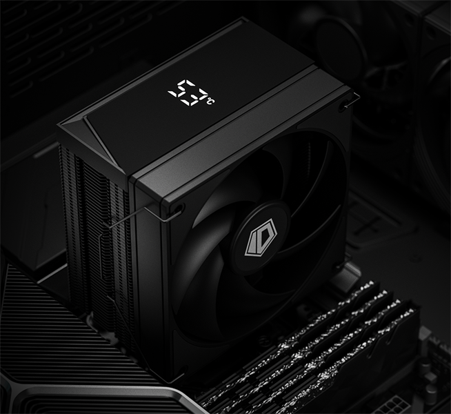 Устройство охлаждения(кулер) ID-Cooling Frozn A410 TD Soc-AM5/AM4/1200/1700/1851 черный 4-pin 29.85d