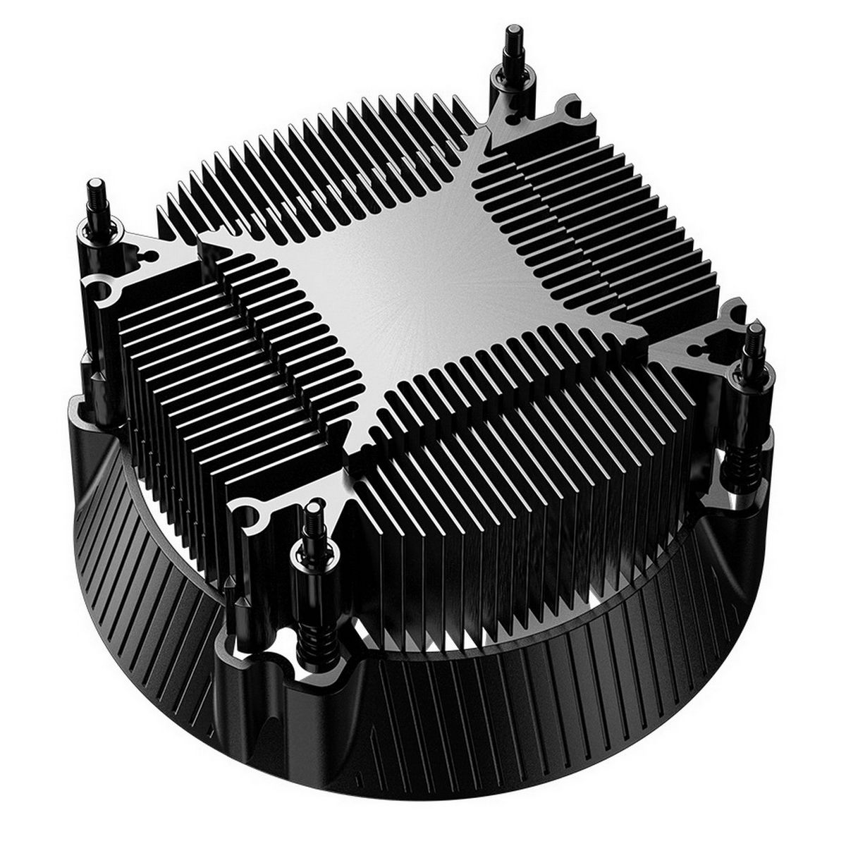 Устройство охлаждения(кулер) ID-Cooling DK-07i RAINBOW RGB Soc-1700/1851 черный/белый 4-pin 14-26dB 