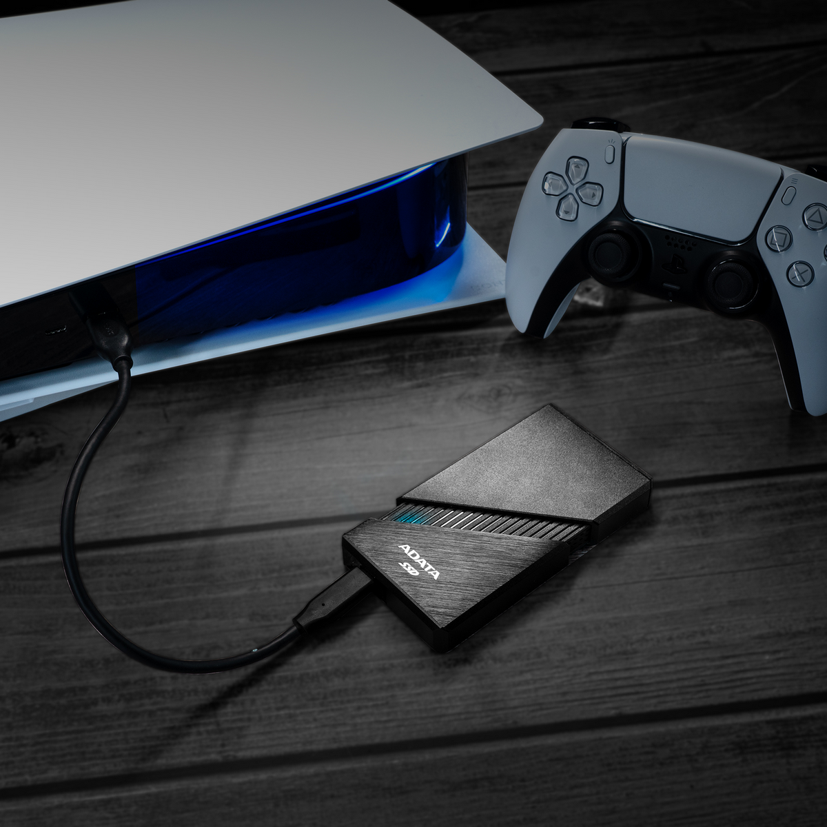 Накопитель SSD A-Data USB-C 4.0 4TB SE920-4TCBK SE920 2.5" черный