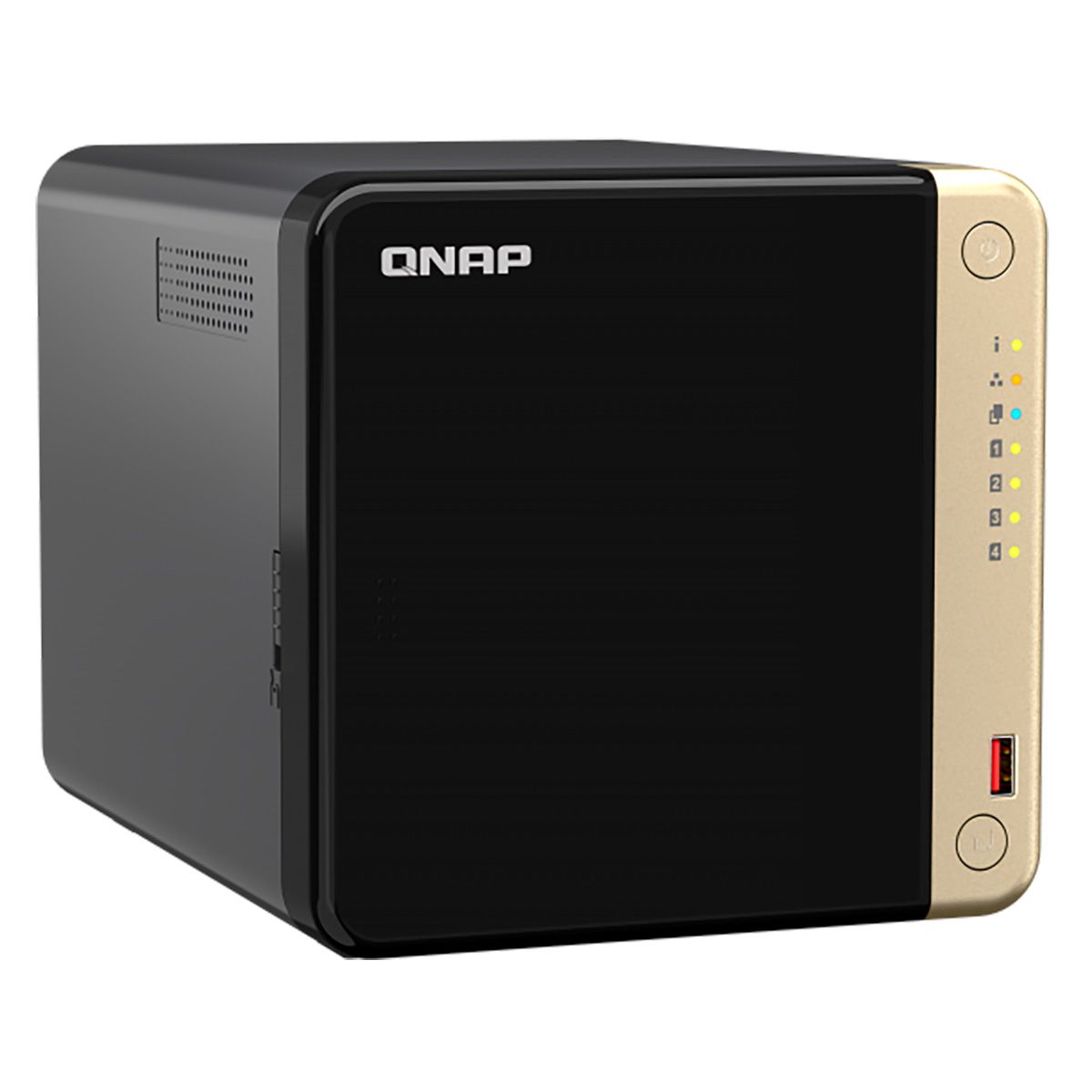 Система хранения данных QNAP SMB 2C 2GhzCPU/8Gb/upto 4HDD, up to 20 with TL-D800C/SATA(3,5" 2,5")/ 2