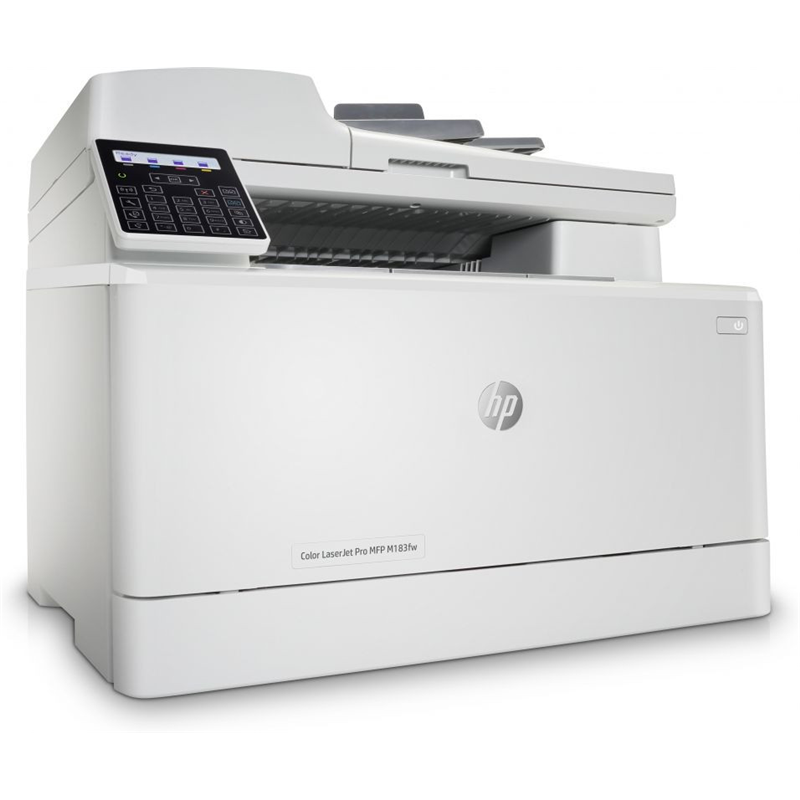 МФУ лазерный HP Color LaserJet Pro M183fw (7KW56A) A4 Net WiFi белый