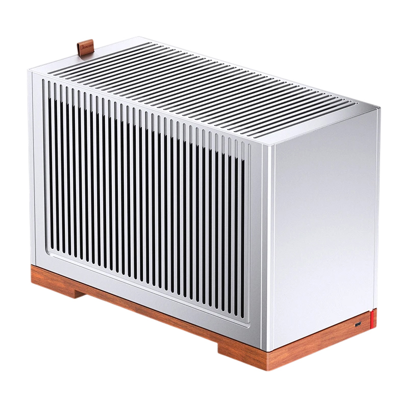 Корпус JONSBO T9, Micro-Tower, no fan, 1xUSB-C 3.2, SFX PSU Support, mITX Silver