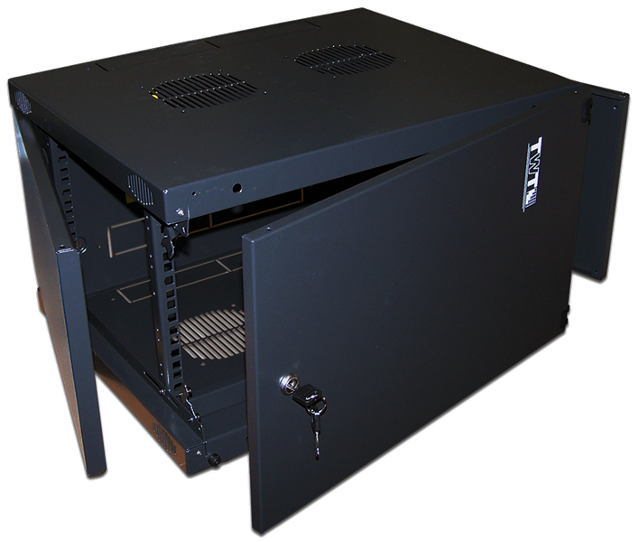 Шкаф Шкаф настенный Next, 12U 550x600, металлическая дверь, черный