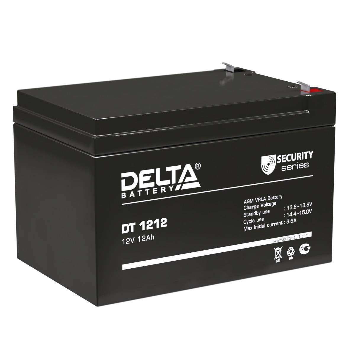 Аккумуляторная батарея Delta Аккумуляторная батарея для ОПС DT 1212 (12V/12Ah)
