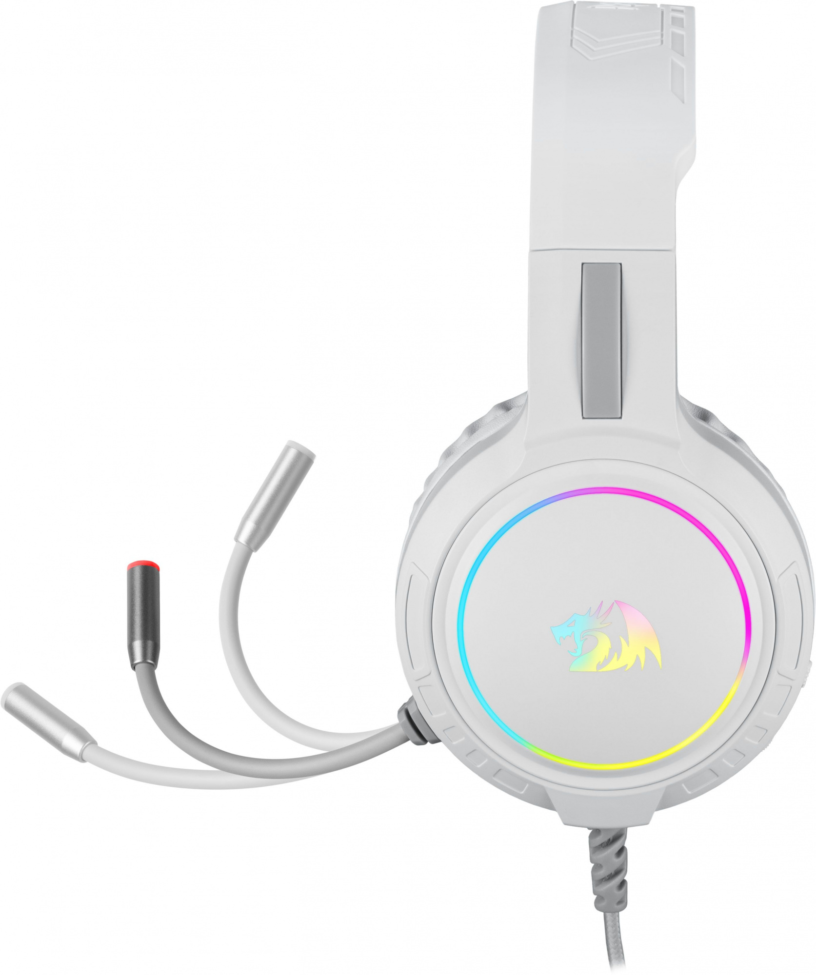 Наушники с микрофоном Redragon Mento белый/серый 1.8м накладные оголовье (70708)