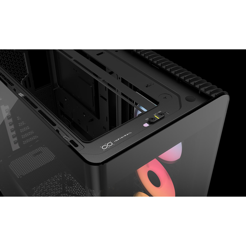 Корпус Corsair Frame 4500X RS-R ARGB, Midi-Tower, TG, 3x120mm ARGB reverse fans, 2xUSB-A 3.2, 1xUSB 