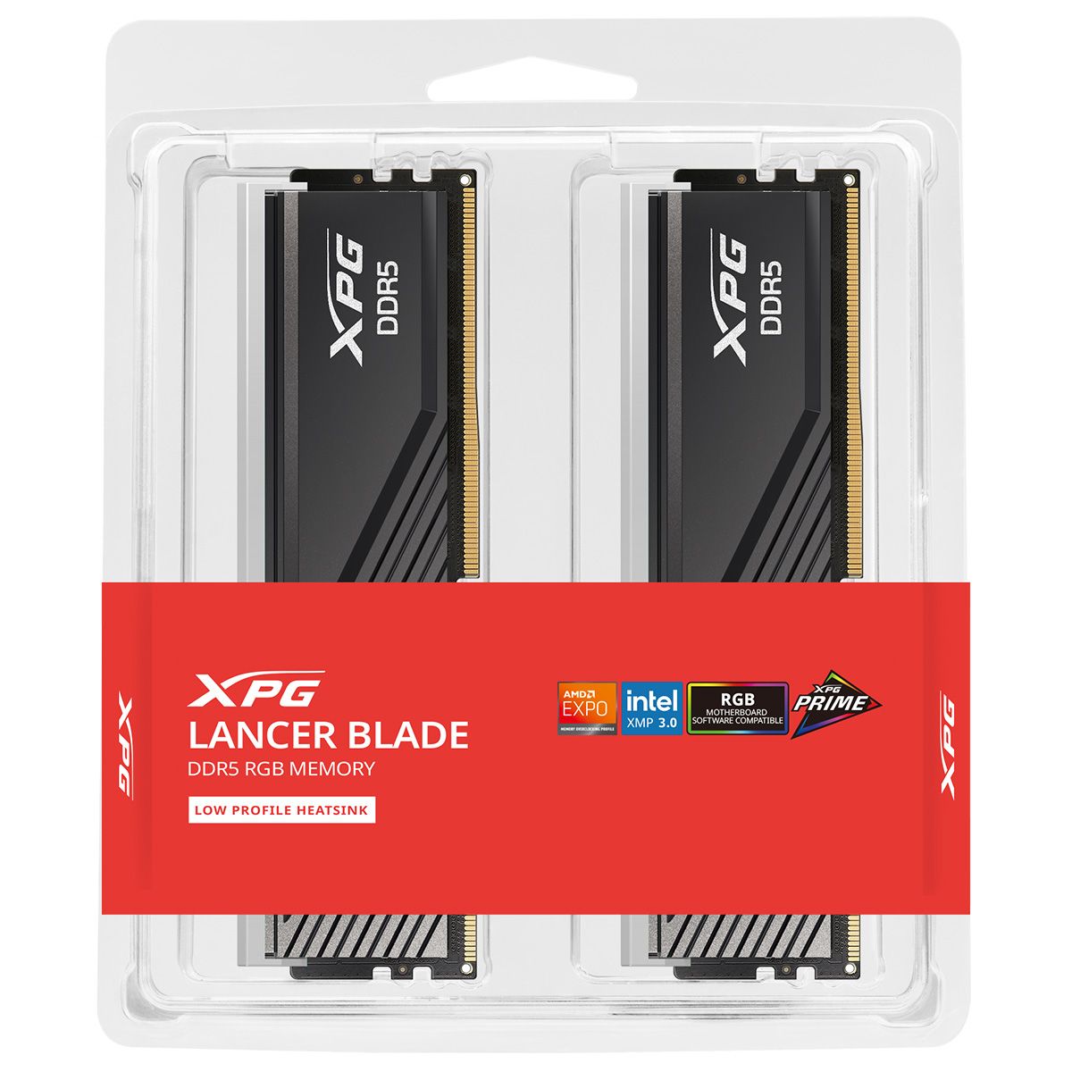 Память DDR5 2x16GB 6000MHz A-Data AX5U6000C3016G-DTLABRBK XPG Lancer Blade RGB RTL Gaming PC5-48000 