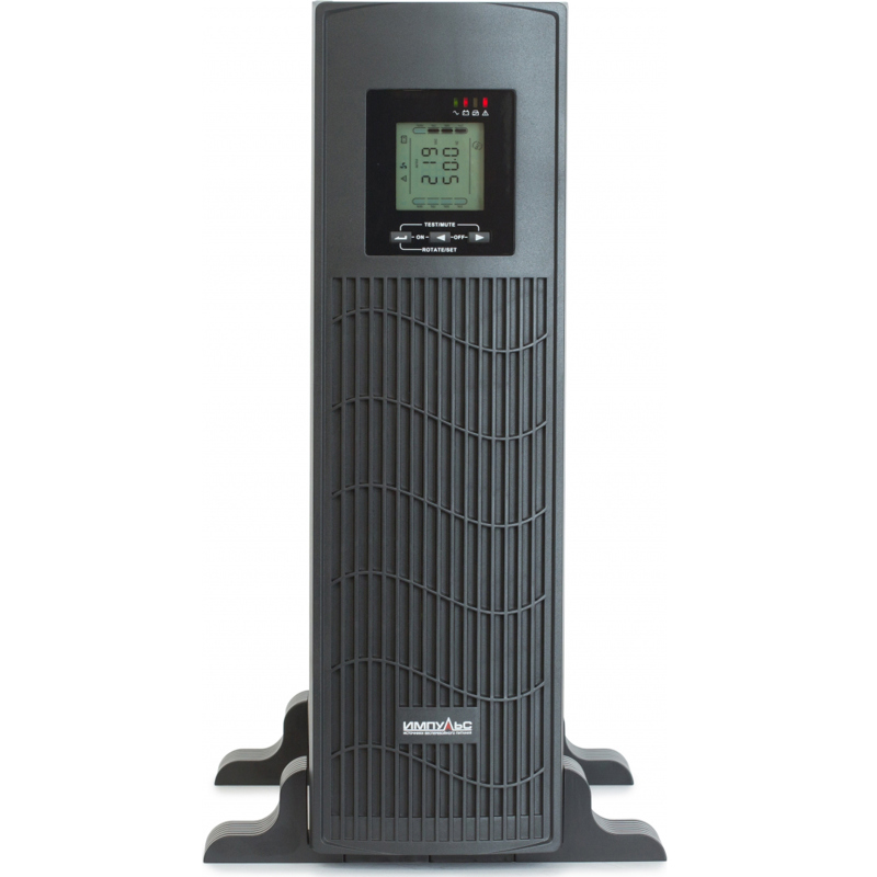 Источник бесперебойного питания Импульс Юниор Про 3000 РТ 2400Вт 3000ВА черный