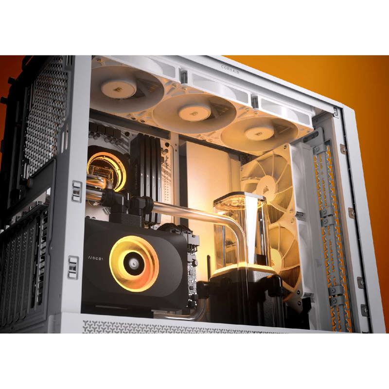 Корпус Corsair Frame 4000D RS, Midi-Tower, TG, 3x120mm, 2xUSB-A 3.2, 1xUSB 3.2 Type-C, E-ATX, ATX, m