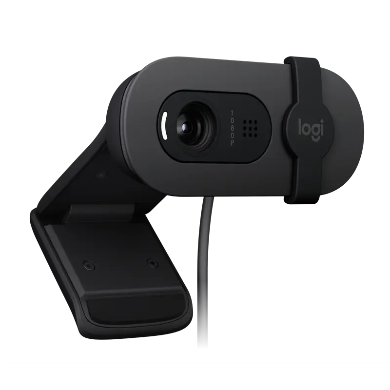 Камера Web Logitech HD Webcam Brio 105 графитовый 2Mpix (1920x1080) USB2.0 с микрофоном для ноутбука