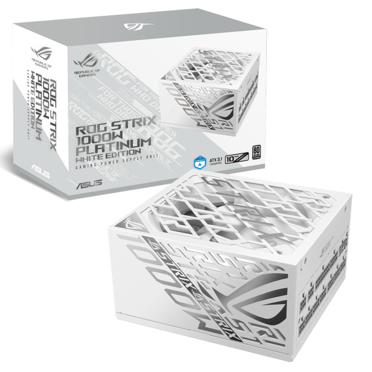 Блок питания ПК ASUS ROG-STRIX-1000P-GAMING-WHITE