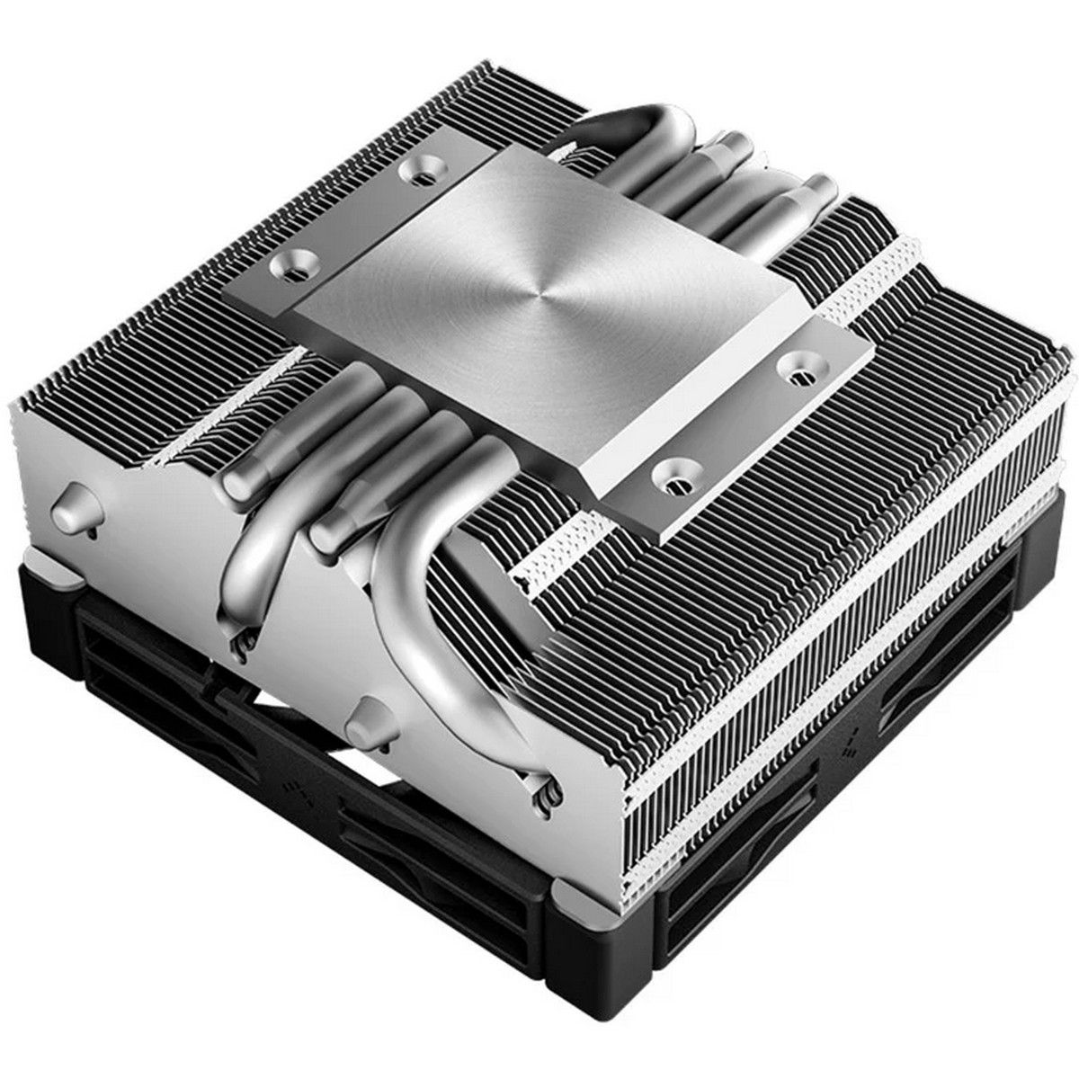 Кулер для процессора DEEPCOOL AN400 BLACK LGA1700/1200/115X/AM5/AM4 низкопрофильный 52,5 mm (27шт/ко