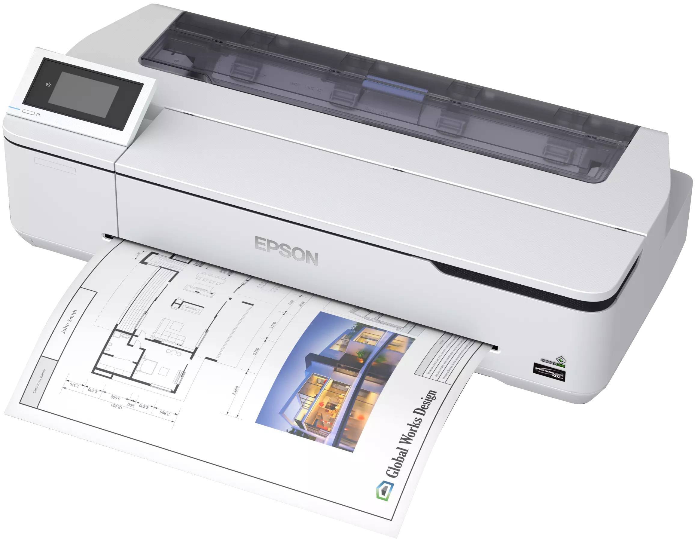 Плоттер Epson SureColor SC-T3100N (А1,24",4-х цветный,2400x1200dpi,USB/ Ethernet/Wi-Fi, без стенда) 