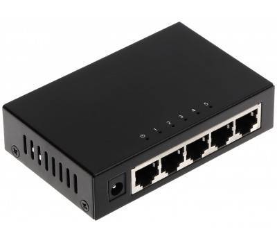 Коммутатор Dahua 5-port Gigabit RJ45 Non-PoE Switch, Metal case