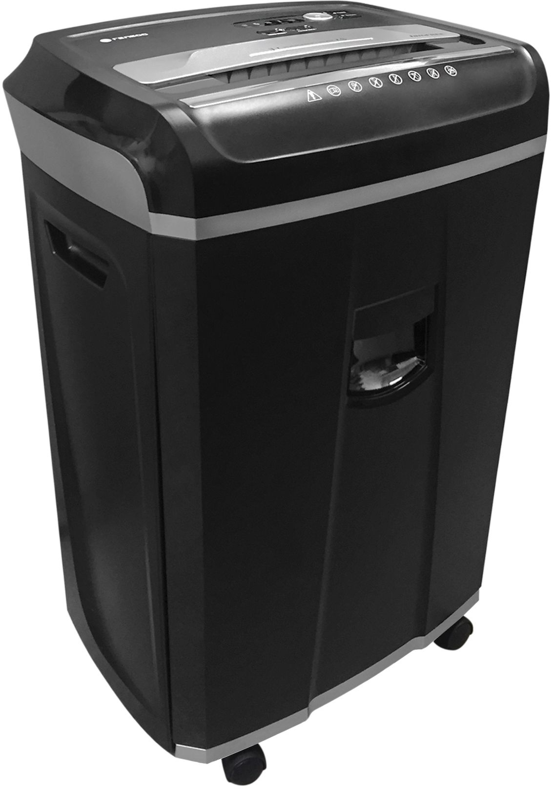 Шредер Heleos УМ35-4 черный (секр.P-4) фрагменты 23лист. 35лтр. скрепки скобы пл.карты CD