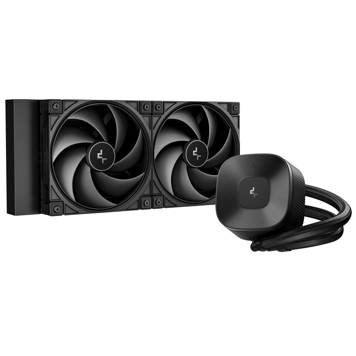 Система водяного охлаждения Deepcool LE240 V2 Zero Dark Soc-AM5/AM4/1200/1700/1851 черный 4-pin 28.2