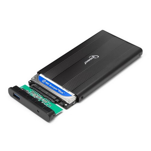 Корпус для HDD/SSD Gembird Внешний 2.5" Gembird EE2-U3S-5, черный, USB 3.0, SATA, металл {100}