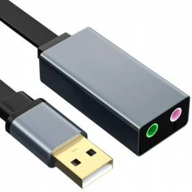 Адаптер Telecom USB 2.0 Type C M/2 x Jack 3.5 mm F (TA313U)