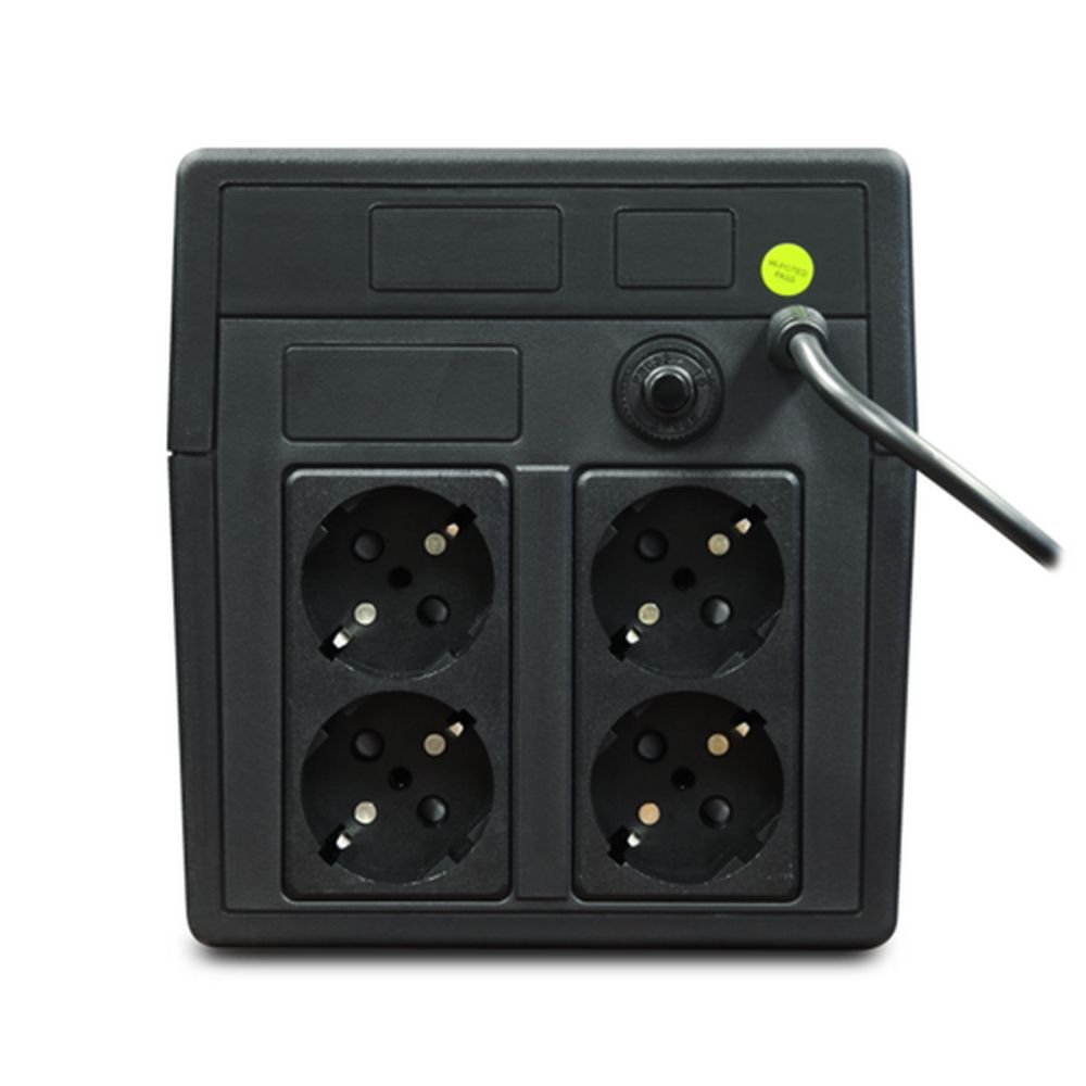 ИБП POWERMAN Back Pro 1050  Мощность 1050 ВА/600 Вт, батареи: 12В 7Ач - 2 шт, Розетки Shuko - 4 шт. 