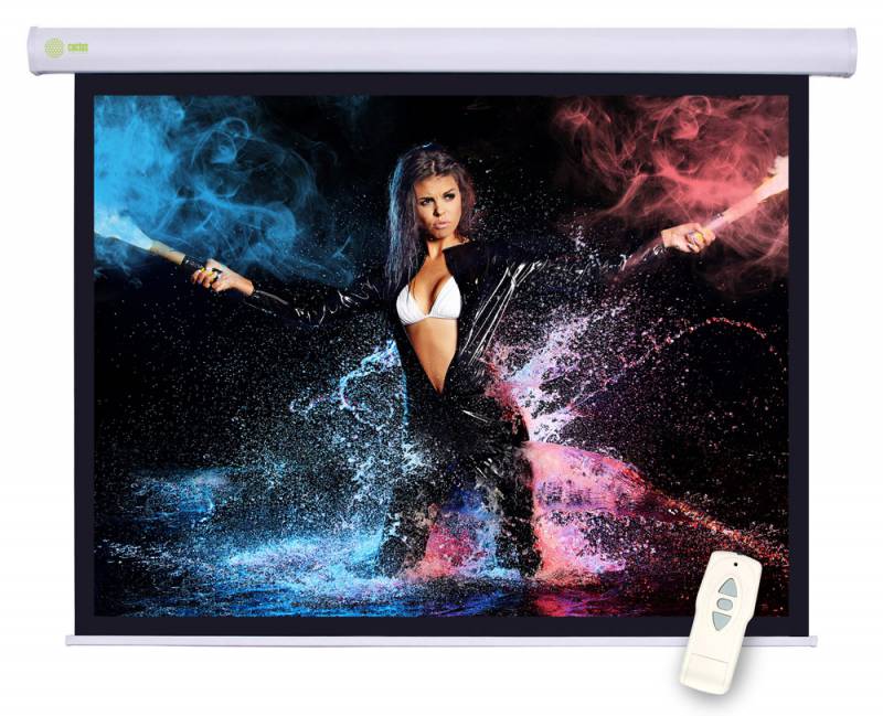 Экран Cactus 84" 104.6x186см Motoscreen CS-PSM-104x186 16:9 настенно-потолочный рулонный (моторизова