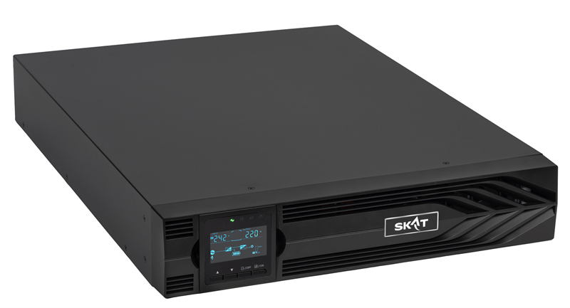 Источник бесперебойного питания  (8774) SKAT-UPS 3000-RACK-ON P3 - ИБП 3000 Вт, On-Line, синус, внеш