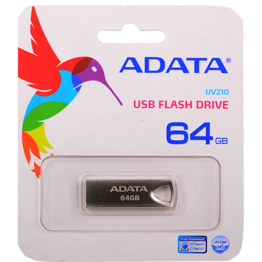 Флеш Диск A-Data 64Gb UV210 AUV210-64G-RGD USB2.0 золотистый