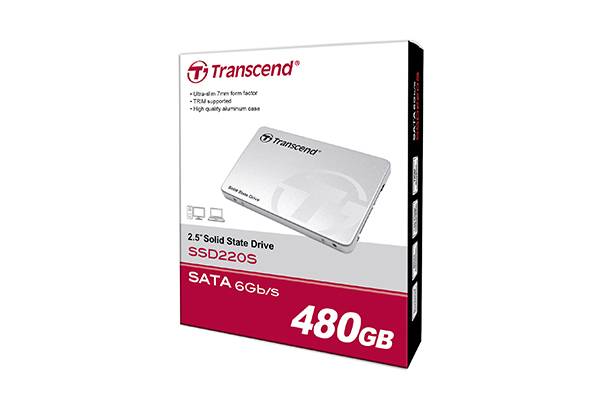 Накопитель SSD Transcend SATA-III 480GB TS480GSSD220S SSD220S 2.5" 0.3 DWPD