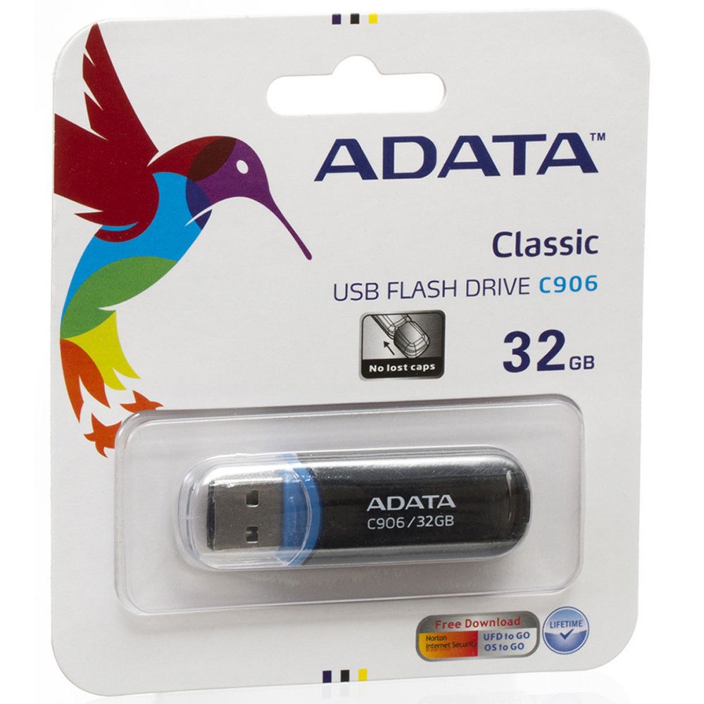 Флеш Диск A-Data 32Gb Classic C906 AC906-32G-RBK USB2.0 черный