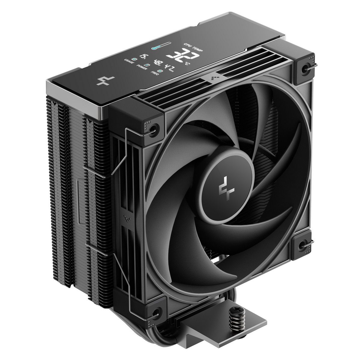 Кулер для процессора DEEPCOOL AK400 G2 DIGITAL NYX LGA1851/1700/1200/115X/AM5/AM4 (12шт/кор, TDP 220