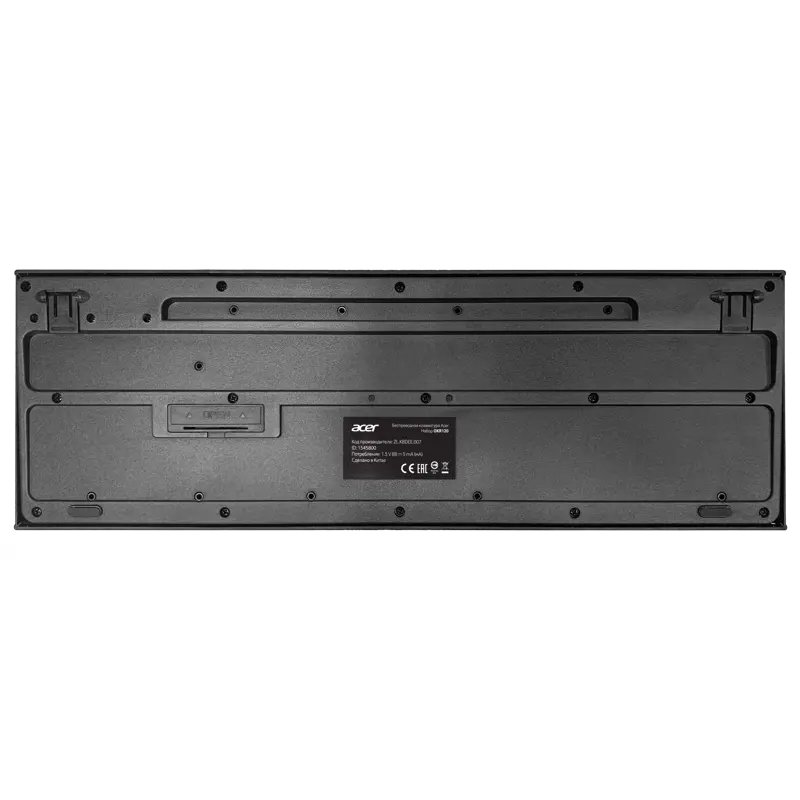 Клавиатура + мышь Acer OKR120 клав:черный мышь:черный USB беспроводная Multimedia (ZL.KBDEE.007)