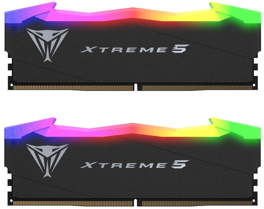 Память DDR5 2x24GB 8000MHz Patriot PVXR548G80C38K Viper Xtreme 5 RGB RTL Gaming PC5-64000 CL38 DIMM 