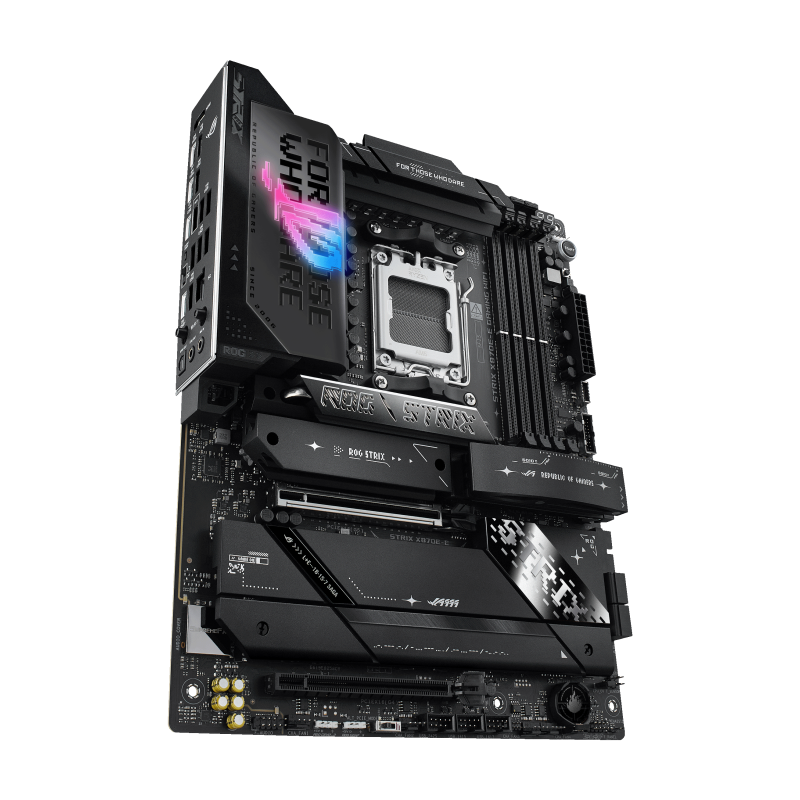 Материнская плата Asus ROG STRIX X870E-E GAMING WIFI Socket AM5 AMD X870E 4xDDR5 ATX AC`97 8ch(7.1) 