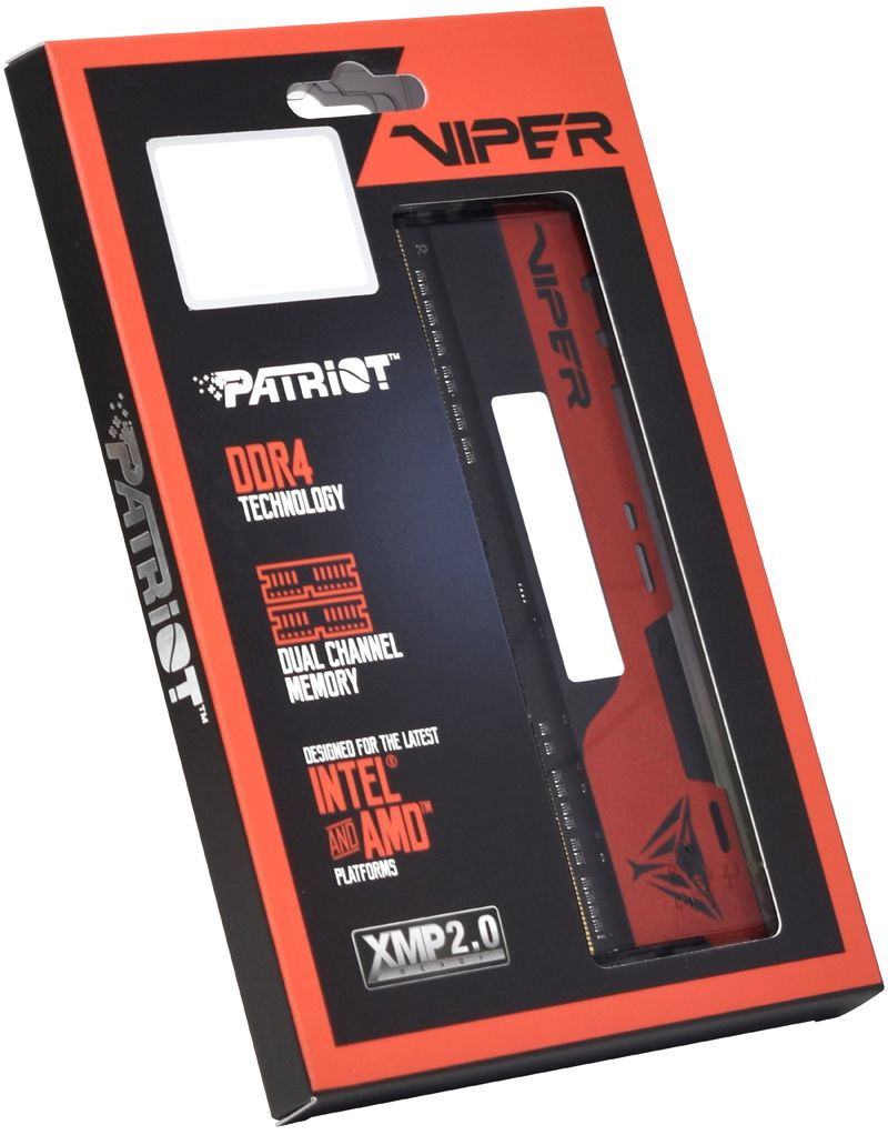 Память DDR4 2x32Gb 3600MHz Patriot PVE2464G360C0K Viper Elite II RTL Gaming PC4-28800 CL20 DIMM 288-