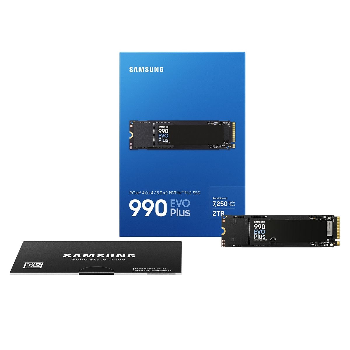 Накопитель SSD Samsung PCIe 4.0 x4 2TB MZ-V9S2T0BW 990 EVO Plus M.2 2280