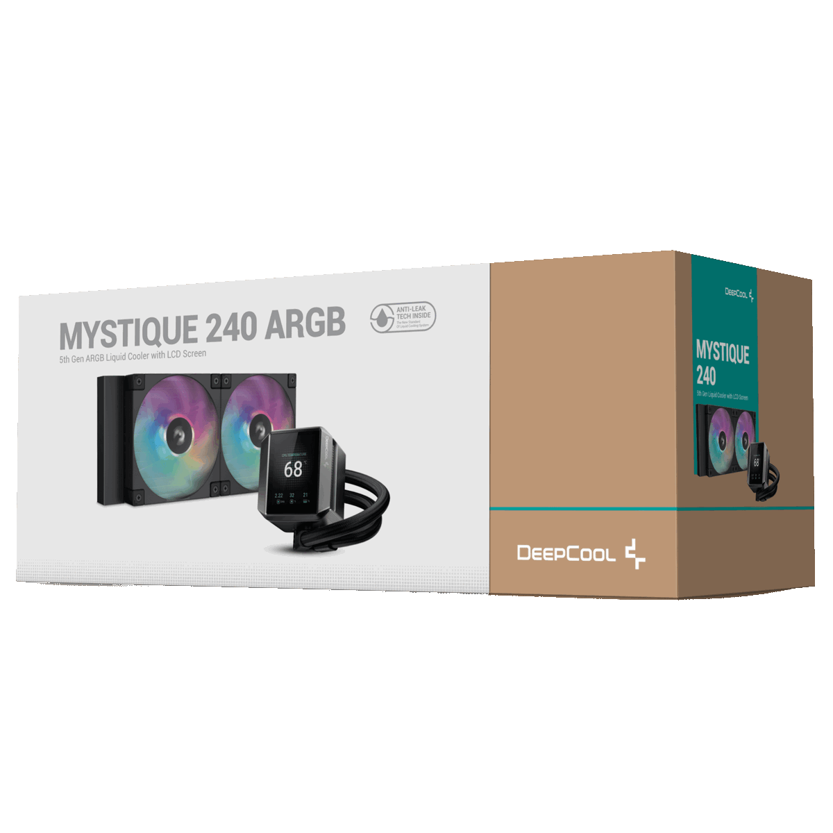 Жидкостная система охлаждения Deepcool MYSTIQUE 240 ARGB R-LX550-BKADSNC-G-1