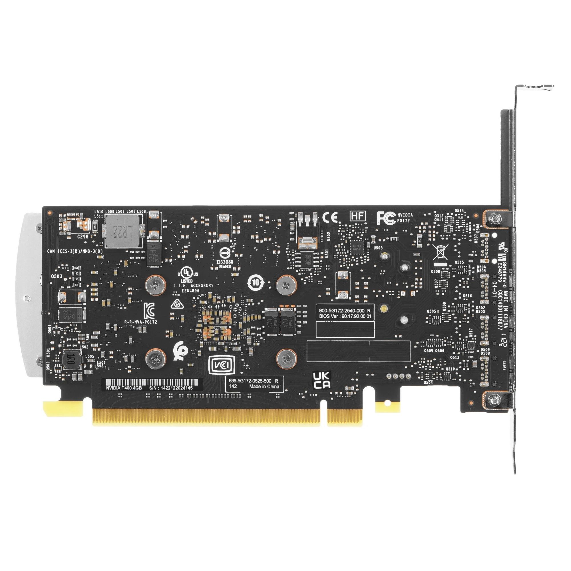 Видеокарта Nvidia Quadro T400 4GB, FH bracket