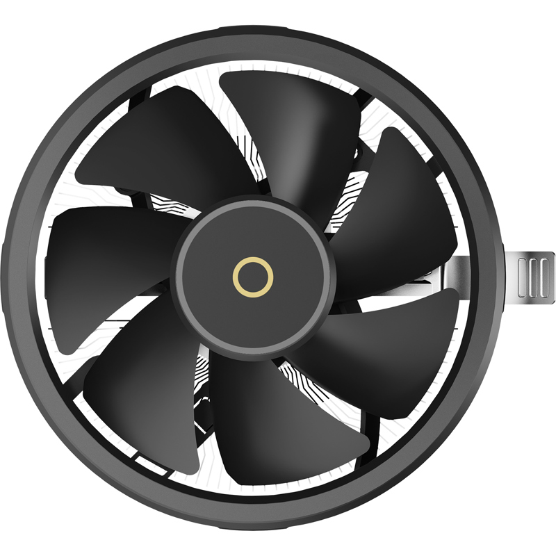 Кулер для процессора Ocypus Beta A10 BK (75W, 3-pin, 67mm, Al, 1x124mm, 40CFM, 29.5dBA, 2000RPM, S: 