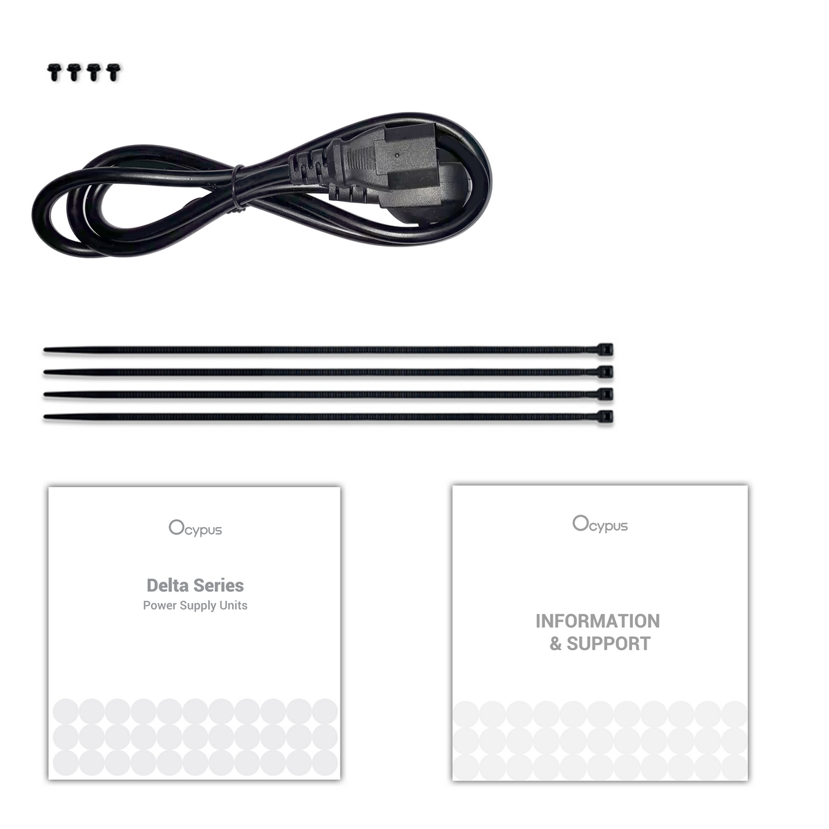 блок питания Ocypus Delta P650, 650W, APFC, 80+ Bronze, ATX 3.1, 120mm Fan (P650-BF)