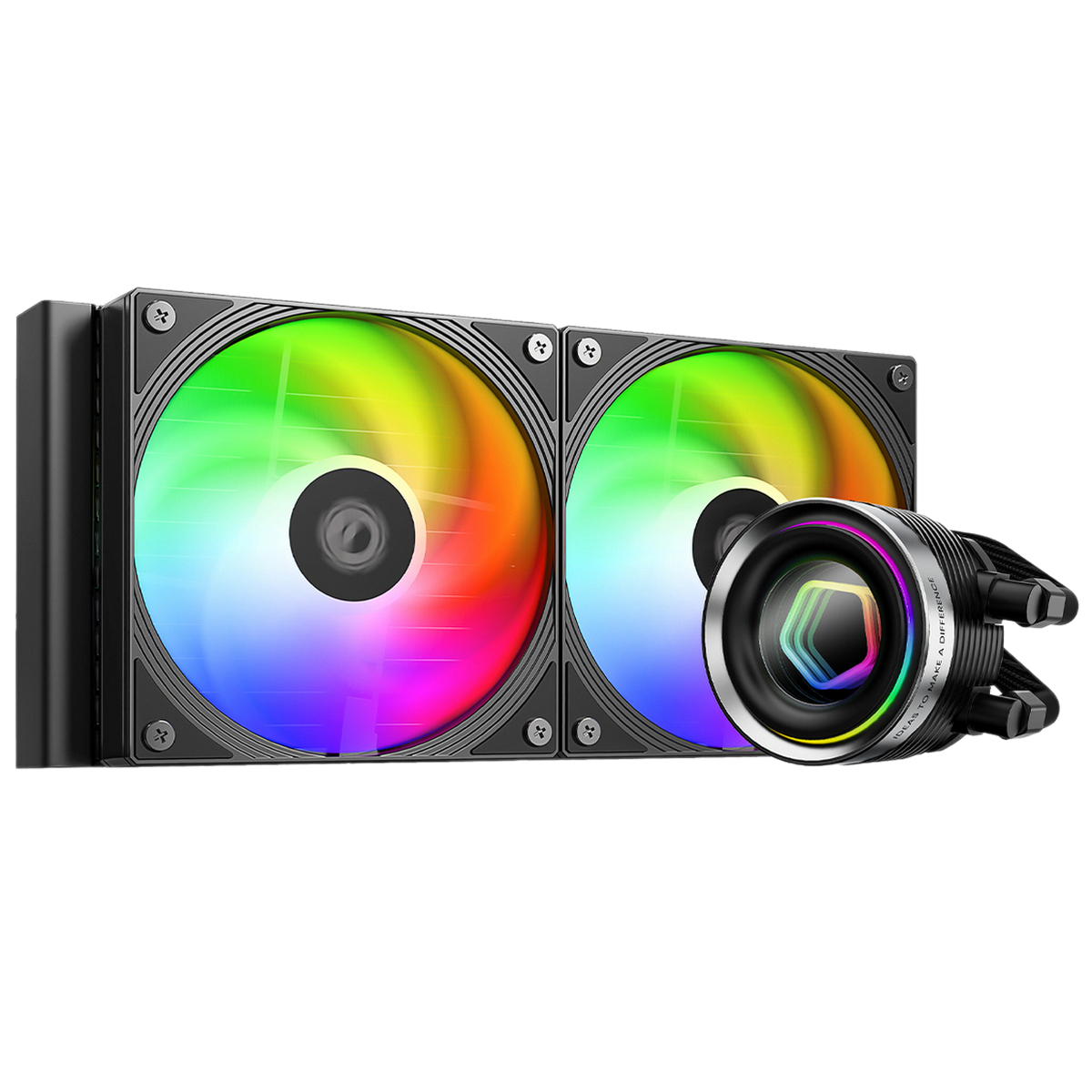 Вентилятор для процессора ID-Cooling FX240 INFINITY ARGB (Black) 300W all Intel/AMD