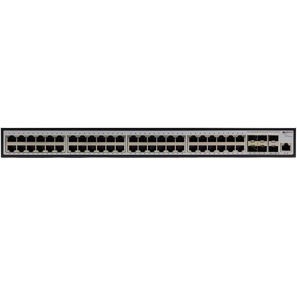 Коммутатор Origo OS3254P/880W OS3254P/880W/A1A (L3) 48x1Гбит/с 6SFP+ 48PoE+ 880W управляемый