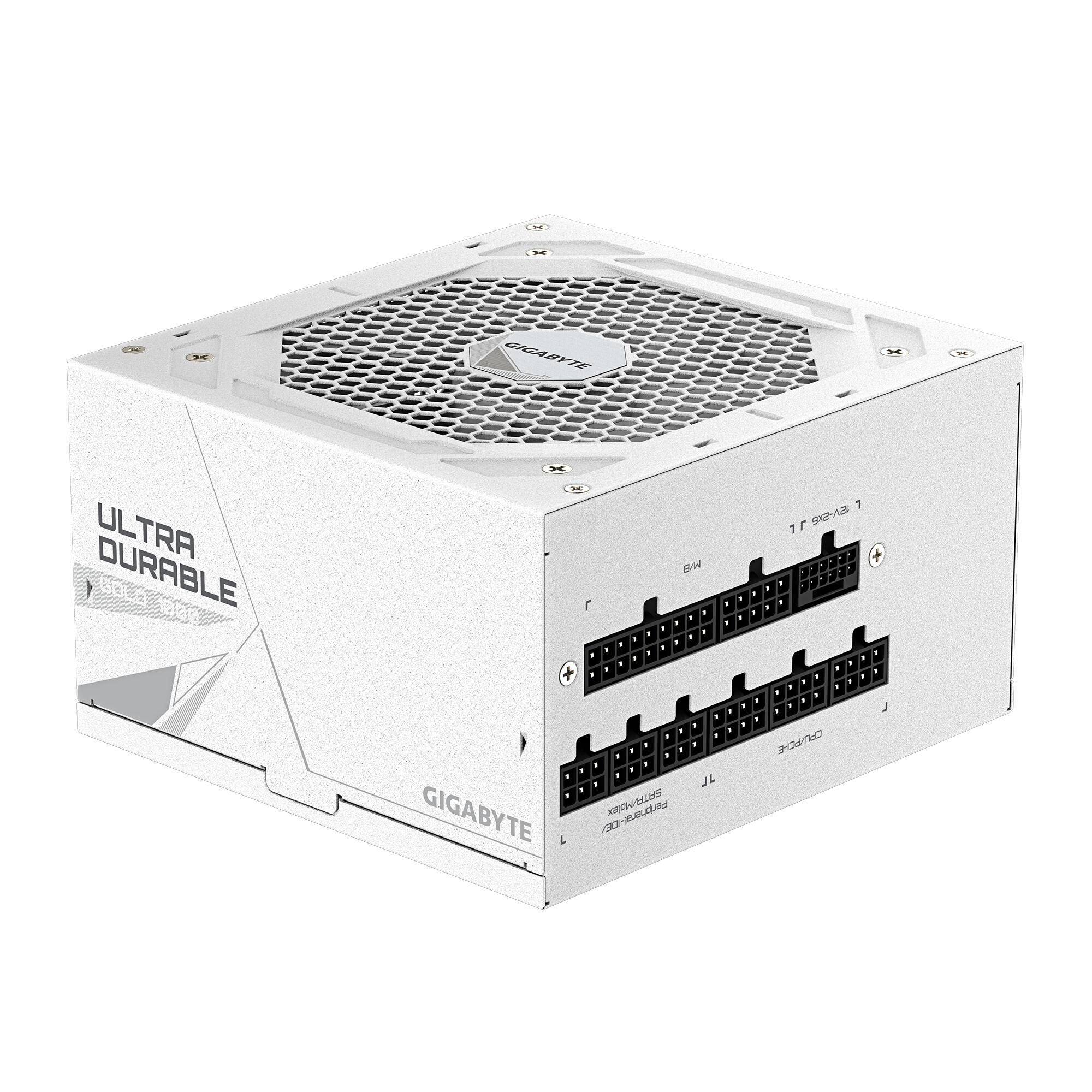 Блок питания ПК Gigabyte UD1000GM PG5 ICE 1000W, 80Plus, Gold, Полностью модульный, White colour