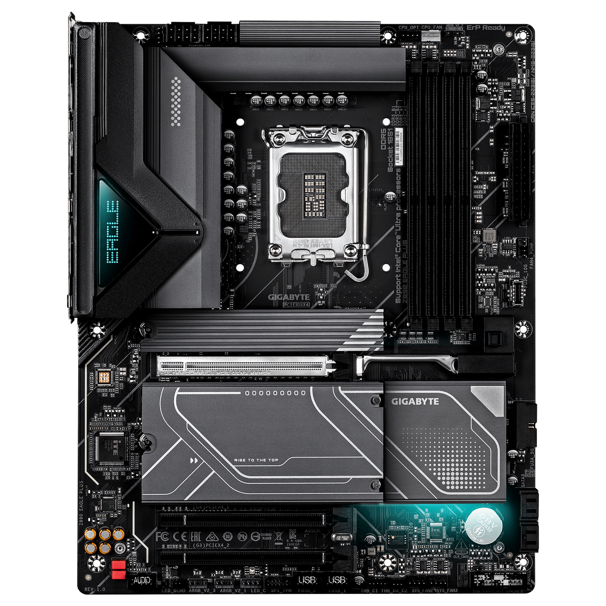 Материнская плата Gigabyte Z890 EAGLE PLUS Z890, LGA1851, 4xDDR5, 3*PCI-Ex16,4*M.2,1*Type-C  2*USB3.