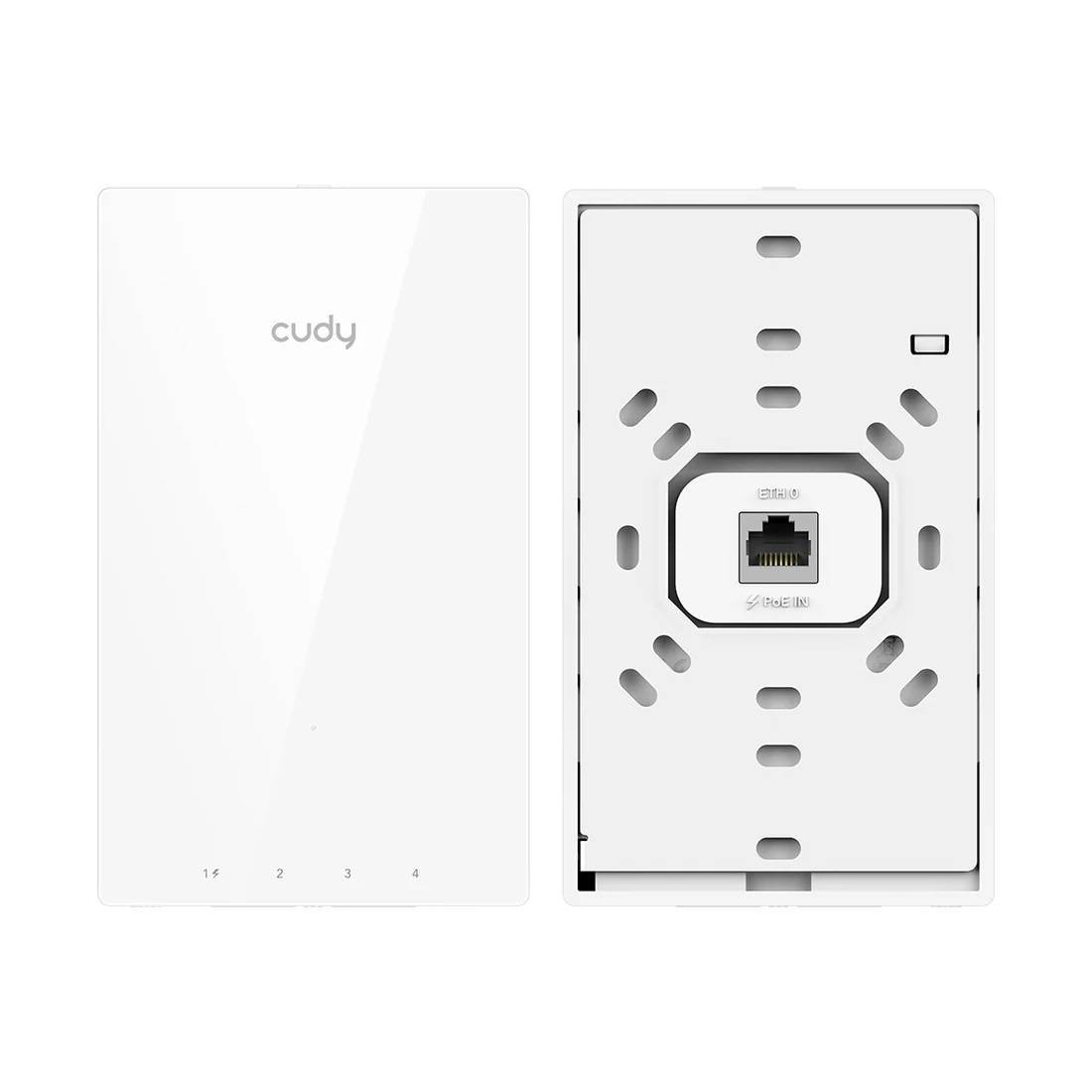 Точка доступа Wi-Fi CUDY AX3000 Gigabit Wall-Plate Wi-Fi 6 Access Point AX3000 Dual Band Wi-Fi 6 Wal