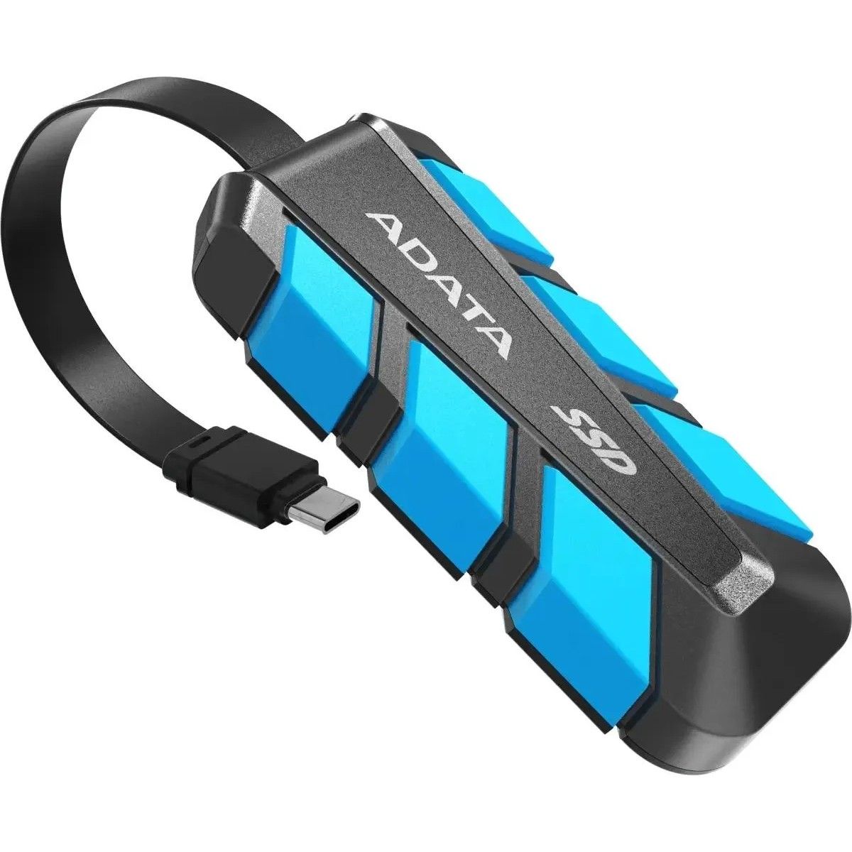 Накопитель SSD A-Data USB3.2 Gen2 1000GB SC740-1000G-CBU SC740 синий