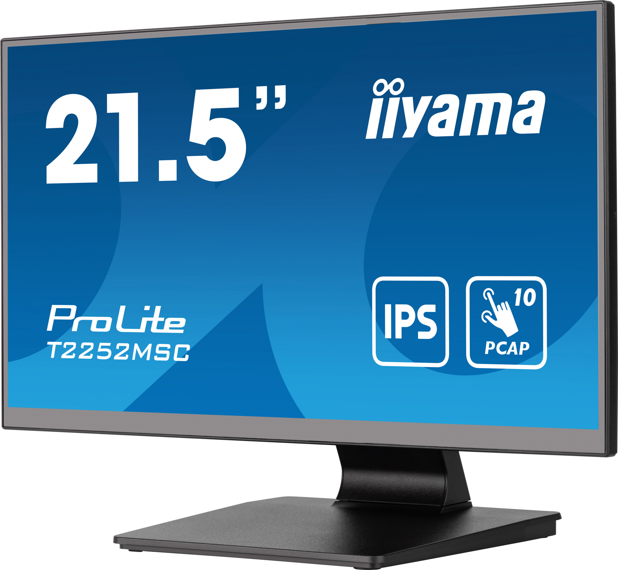 Монитор Iiyama 21.5" ProLite T2252MSC-B2 черный IPS LED 5ms 16:9 HDMI M/M глянцевая 250cd 178гр/178г