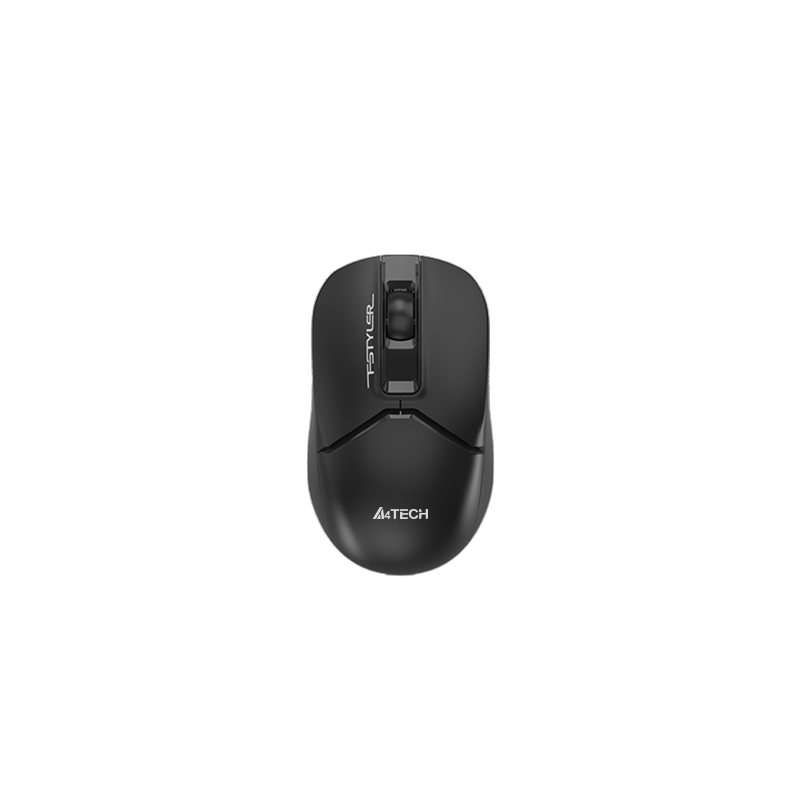 Мышь A4Tech Fstyler FG12S черный оптическая 1200dpi silent беспров. USB 3but (FG12S BLACK)