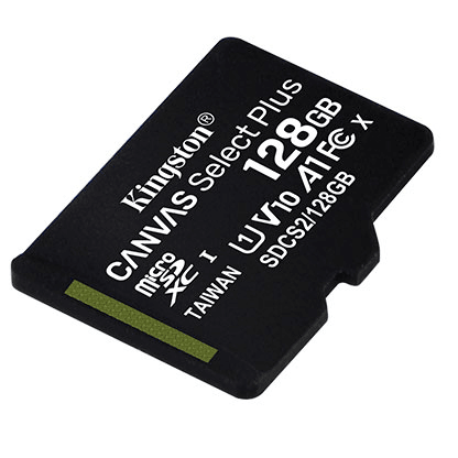 Флеш карта microSDXC 128GB Kingston SDCS2/128GBSP Canvas Select Plus w/o adapter